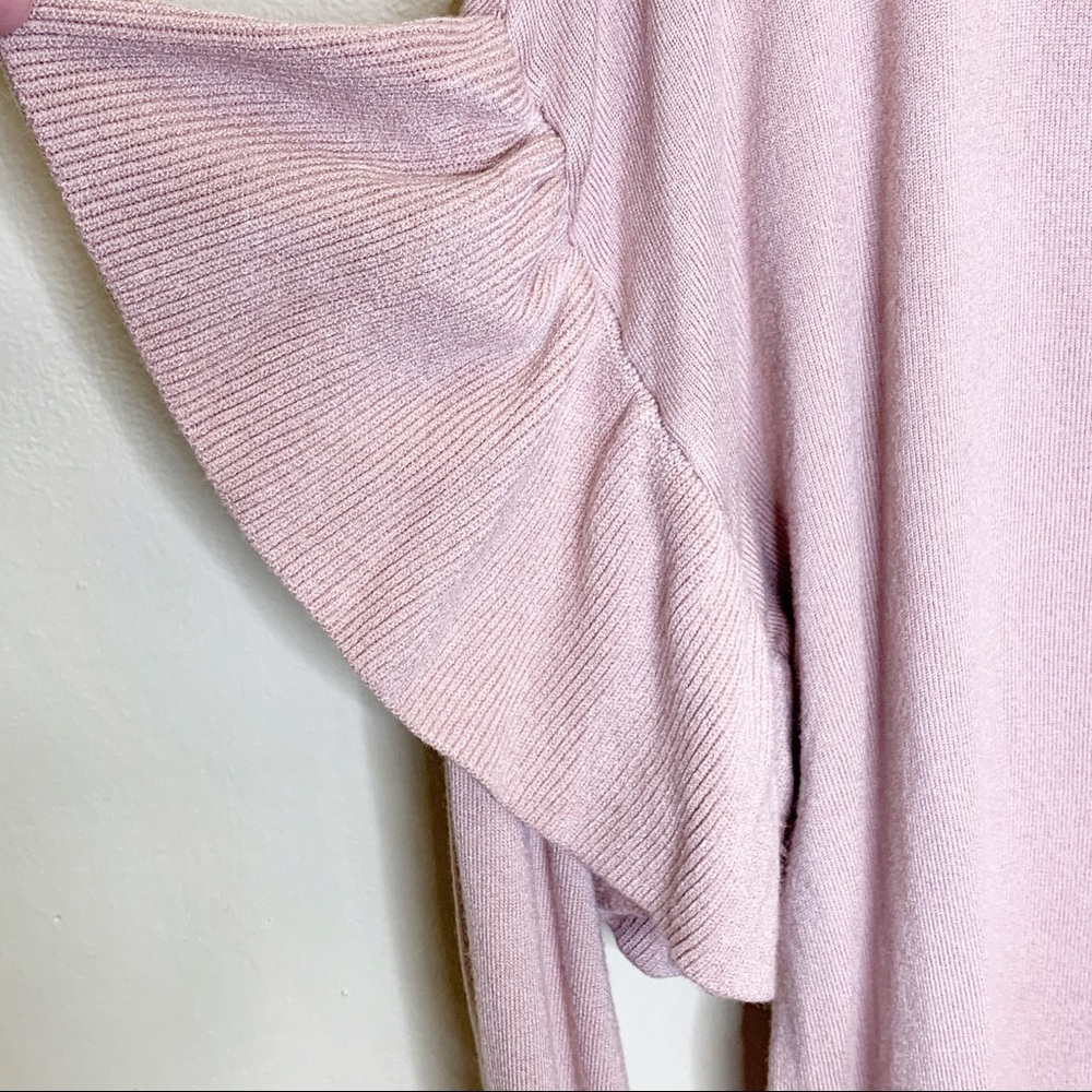 Love Tree Pink Ruffle Sleeve Pullover Sweater Barbie - Picture 4 of 6